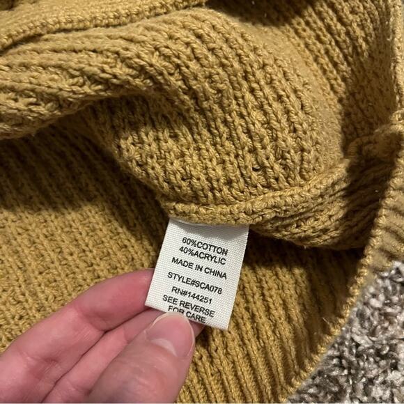 Moon & Madison yellow cropped sweater - Picture 4 of 6